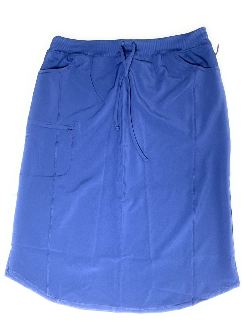 Navy Scrub Uniform Skirt with Drawstring Waist and Pockets. XL